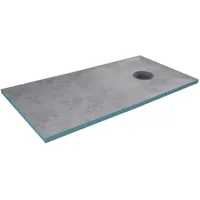Aurlane befliesbares Showerboard 90 x 160 Runder Ablauf