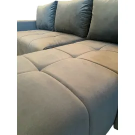 Fun Möbel Ecksofa Schlafsofa NOHA in Stoff Now or Never Creme Ottomane Links - Beige