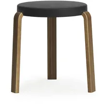 Normann Copenhagen Hocker Holz 41 x 43 x 35 cm Schwarz