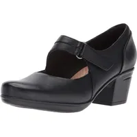 Clarks Damen Emslie Lulin Kleid Pumpe, Schwarz Leder, 35.5 EU - 35.5 EU