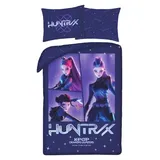 K-POP Demon Hunters Kinderbettwäsche Lila 140 x 200 cm + 70 x 90 cm