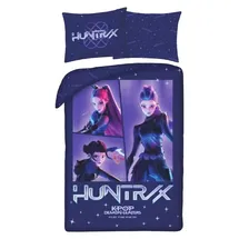 K-POP Demon Hunters Kinderbettwäsche Lila 140 x 200 cm + 70 x 90 cm