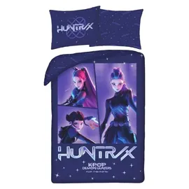 K-POP Demon Hunters Kinderbettwäsche Lila 140 x 200 cm + 70 x 90 cm
