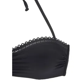 s.Oliver Bügel-Bandeau-Bikini-Top Damen Schwarz 34 Cup B