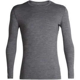 Icebreaker 200 Oasis Merino Langarm-baselayer - Gritstone Heather - M