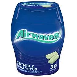 Airwaves MENTHOL & EUKALYPTUS Kaugummis 50 Dragees