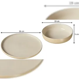 Ritzenhoff & Breker Jasper Tafelservice 16-tlg. rosa/vanille