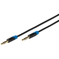 Vivanco 3.5mm/3.5mm, Audio-Kabel m Schwarz