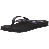 REEF Damen Ginger Flipflop, Schwarz/Violett, 38.5 EU