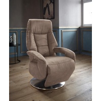 TV-Sessel SIT&MORE "Enjoy" Sessel Gr. Lu x us-Microfaser, manuell verstellbar, ohne Aufstehhilfe, B/H/T: 74 cm x 109 cm x 77 cm, grau (taupe) Fernsehsessel und TV-Sessel Sessel