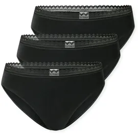 SCHIESSER Rioslip 3 St. Schwarz 46