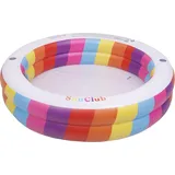 SunClub Regenbogen Planschbecken 187 x 42,5 cm (Einzelpack)