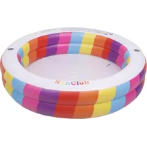 SunClub Regenbogen Planschbecken 187 x 42,5 cm (Einzelpack)