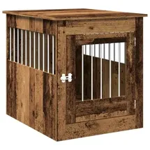 vidaXL Hundekäfig im Möbelstil 80 x 64,5 x 71 cm Braun