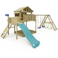 Wickey Spielturm Klettergerüst Smart Fjord mit Schaukel & Rutsche,