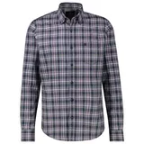 Lerros Karohemd langarm, mit Button-Down-Kragen, Gr. L - N-Gr, STORM BLUE, , 34690004-L N-Gr