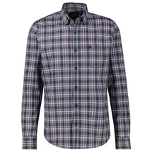 Lerros Karohemd langarm, mit Button-Down-Kragen, Gr. L - N-Gr, STORM BLUE, , 34690004-L N-Gr