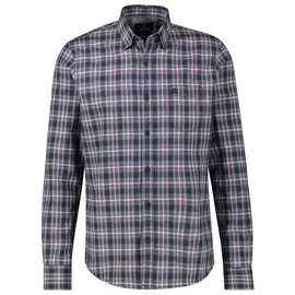 Lerros Karohemd langarm, mit Button-Down-Kragen, Gr. L - N-Gr, STORM BLUE, , 34690004-L N-Gr