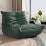 IJNBHU Relaxliege Bodensofa, Ergonomisch Bodenstuhl mit Rückenlehne,Lazy Sofa, Bean Bag Chair für Schlafzimmer Wohnzimmer, Liegesessel