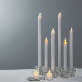 Star Trading M-Twinkle LED-Kerze 30 cm weiß