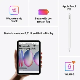 Apple iPad mini (7. Generation 2024) 256 GB Wi-Fi Blau