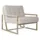 S-Style Loungesessel Tampa Bouclé 84 x 81 x 89 cm Beige/Gold