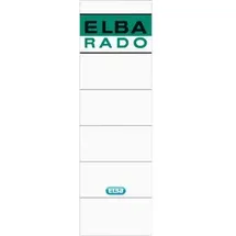 Elba Rückenschilder 100420947 Weiß 190 x 59 mm 10 Blatt