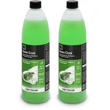 ERRECOM Green Cool, Grüne Kühlerflüssigkeit -20°C, G12-Frostschutzmittel mit Oat-Inhibitorpaket auf organischer Basis, gebrauchsfertig, 1 Liter (Packung mit 2)