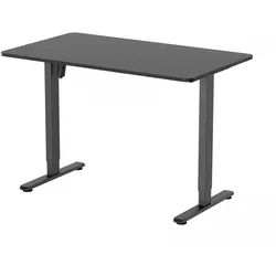 MaxMount Höhenverstellbarer Schreibtisch (1200X700) - Schwarz