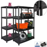 Kreher Set: 2 x Kreher Regal Deluxe 18" mit 4 Böden