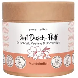 puremetics Dusch-Fluff 3in1 Mandelmilch