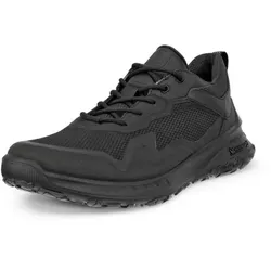 Sneaker ECCO "ULT TRN M", Herren, Gr. 44, schwarz, Textil, Lederimitat, sportlich, Schuhe, Wanderschuh, Halbschuh, Freizeitschuh mit Komfort Schaft