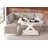 Struktur langer Schenkel rechts beige
