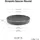 Ecopots Ø 18 x 2,5 cm Grau