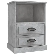 vidaXL Nachttisch Betongrau 43x36x60 cm