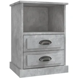 vidaXL Nachttisch Betongrau 43x36x60 cm