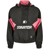 Starter Black Label Damen Ladies Colorblock Halfzip Windbreaker - Schwarz / S