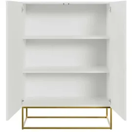 Selsey Highboard 90 x 125 cm Beige