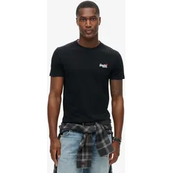 Superdry Rundhalsshirt »ESSENTIAL CONTRAST EMB TEE« Superdry Black S