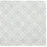 Papstar 50 Servietten "ROYAL Collection" 1/4-Falz 40 x 40 cm jadegrün "Circle Flowers"