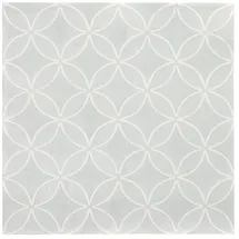 Papstar 50 Servietten "ROYAL Collection" 1/4-Falz 40 x 40 cm jadegrün "Circle Flowers"