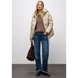 STREET ONE Damen, Kurze Steppjacke Beige 42