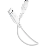 Cellular Line Power Cable 3 m USB-A/ Lightning auf USB A bis 12 W (Weiß)