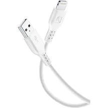 Cellular Line Power Cable 3 m USB-A/ Lightning auf USB A bis 12 W (Weiß)