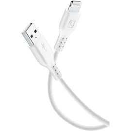 Cellular Line Power Cable 3 m USB-A/ Lightning auf USB A bis 12 W (Weiß)