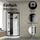 Marwell Dusche Komplett Marwell Dampf Duschkabine Spa Round 95x95x218cm - Fertigdusche im komplett Set mit Acrylwanne und Armatur - mit LED Regendusche - R...