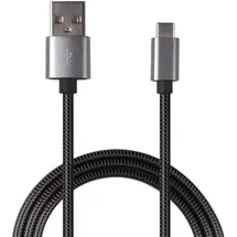 2Go USB-C 1 m Grau