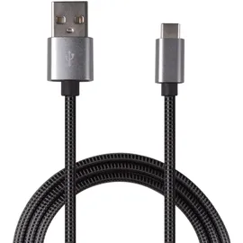 2Go USB-C 1 m Grau