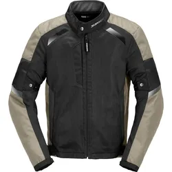 Spidi Tek Net, Textiljacke - Schwarz/Beige - 3XL