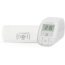 eQ-3 Homematic IP Smart Home Starter Set Heizen – Basic, Digitale Steuerung für Heizung mit oder ohne App, Alexa, Google Assistant, einfache Installation, Thermostat, Heizungsthermostat, 160955A0